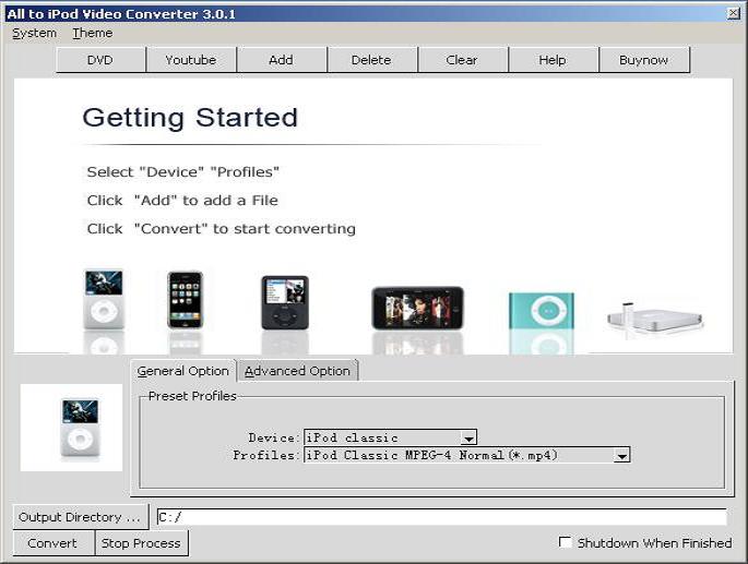 Windows 7 CheapestSoft All to iPod Movie Converter 4.0.3 full