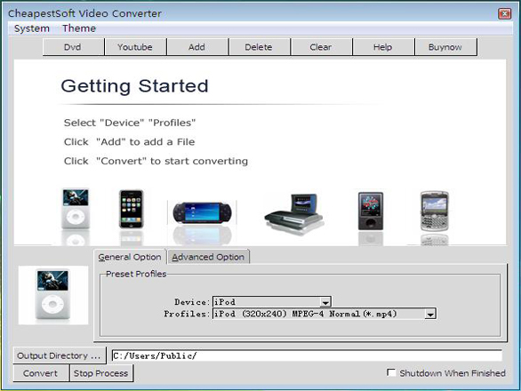 Windows 7 CheapestSoft Video File Converter 2.0.10 full